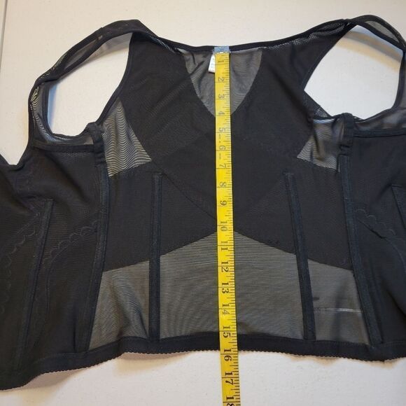Black Underbust front closure shapewear Women's Size XL - Picture 13 of 14